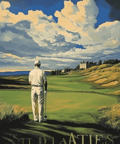 St. Andrews Golf Landscape Diamond Painting