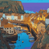 Staithes Sunset Views Diamond Painting