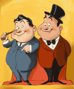 Stan And Ollie Animation Diamond Painting