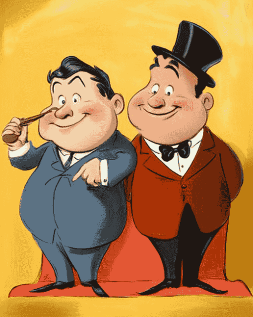 Stan And Ollie Animation Diamond Painting