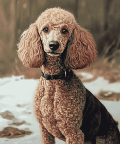 Standard Poodle Puppy Diamond Painting