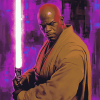 Star Wars Mace Windu Diamond Painting