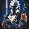 Star Wars Mandalorian Movie Diamond Painting