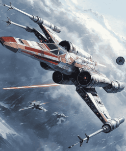 Star Wars X Wing Fighter Diamond Painting