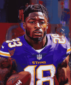 Stefon Diggs Football Star Diamond Painting