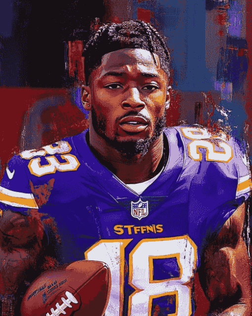 Stefon Diggs Football Star Diamond Painting