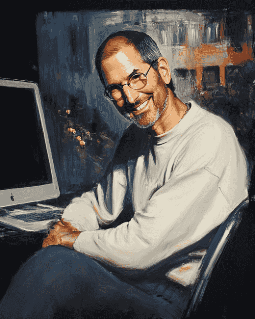 Steve Jobs Creative Icon Diamond Painting