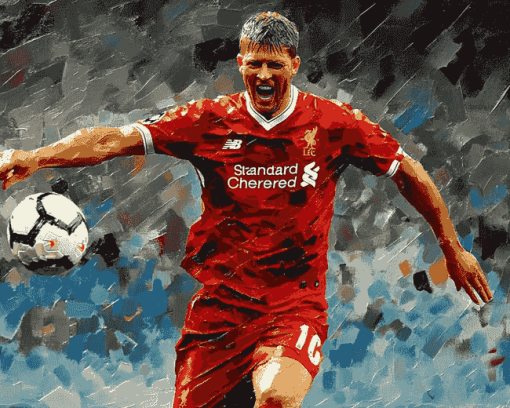 Steven Gerrard Football Legend Diamond Painting