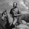 Stonewall Jackson Monochrome Diamond Painting