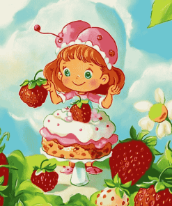 Strawberry Shortcake Classic Diamond Painting