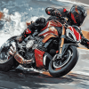 Streetfighter Motorcycle Engines Diamond Painting