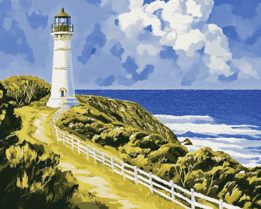 Stunning Cape Otway Lighthouse Diamond Painting