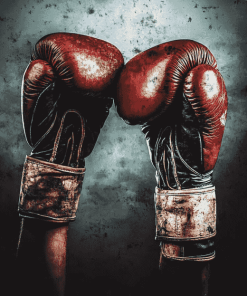 Stylish Boxing Gloves Art Diamond Painting