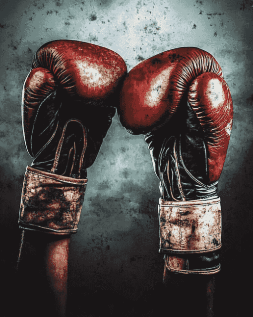 Stylish Boxing Gloves Art Diamond Painting