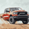 Stylish Dodge Ram Diamond Painting