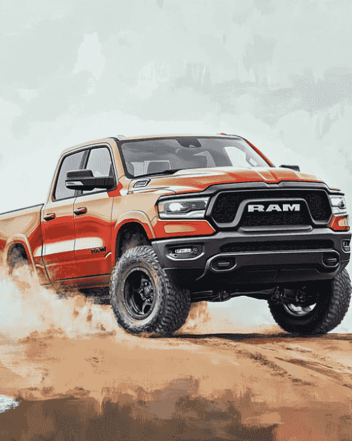 Stylish Dodge Ram Diamond Painting