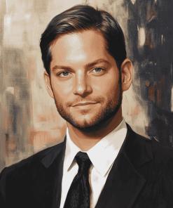 Stylish Tobey Maguire Celebrity Diamond Painting