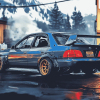 Subaru WRX Racing Diamond Painting