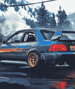 Subaru WRX Racing Diamond Painting