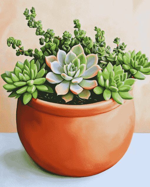 Succulent Plants Diamond Painting