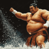 Sumo Warrior Sports Diamond Painting