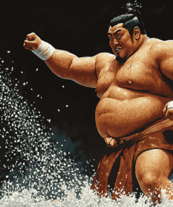 Sumo Warrior Sports Diamond Painting