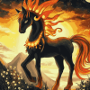 Sun-Kissed Fantasy Horse Diamond Painting