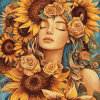 Sunflower Blossom Diamond Painting