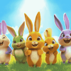 Sunny Bunnies Cartoon Diamond Painting