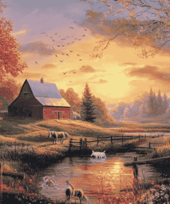 Sunrise Landscape Diamond Painting