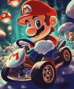 Super Mario Kart Fun Diamond Painting