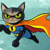 Superhero Cat Animation Diamond Painting