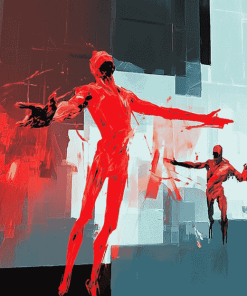 Superhot Video Game Diamond Painting