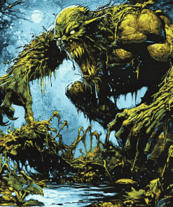 Swamp Thing Fantasy Diamond Painting