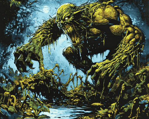 Swamp Thing Fantasy Diamond Painting