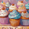 Sweet Cupcake Treats Diamond Painting