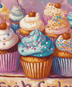 Sweet Cupcake Treats Diamond Painting