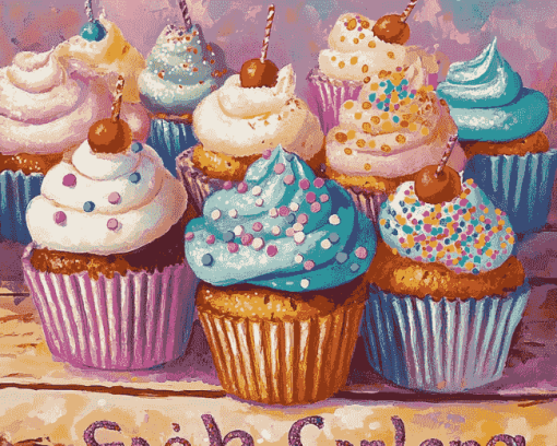 Sweet Cupcake Treats Diamond Painting