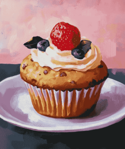 Sweet Muffin Dessert Diamond Painting