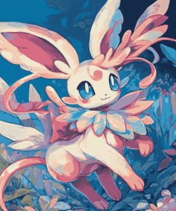 Sylveon Anime Art Diamond Painting