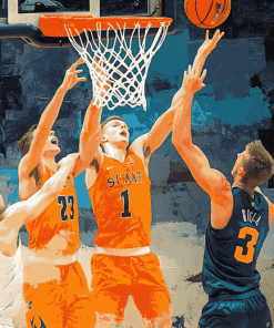 Syracuse Orange Basketball Diamond Painting