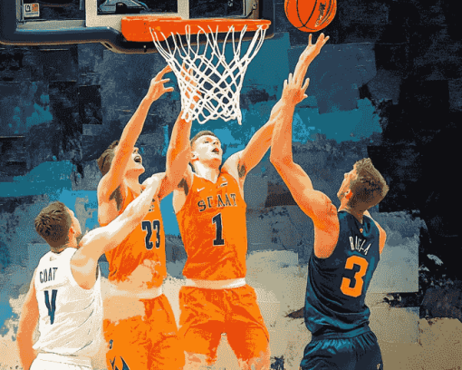 Syracuse Orange Basketball Diamond Painting