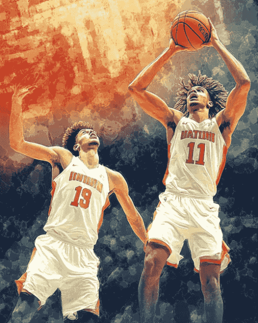 Syracuse Orange Basketball Diamond Painting