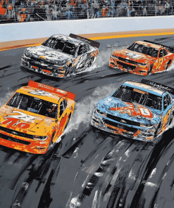 Talladega Racing Cars Diamond Painting