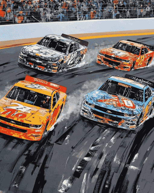 Talladega Racing Cars Diamond Painting