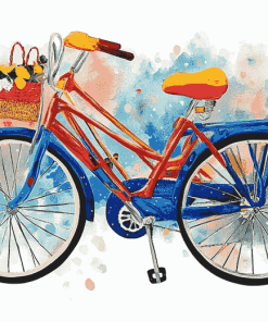 Tandem Bike Adventure Diamond Painting