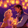 Tangled Disney Lanterns Diamond Painting