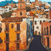 Taxco Cityscape Diamond Painting