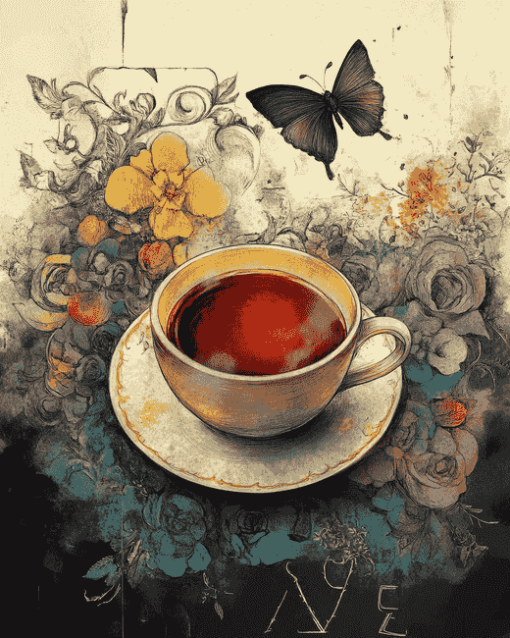 Tea Time Diamond Painting