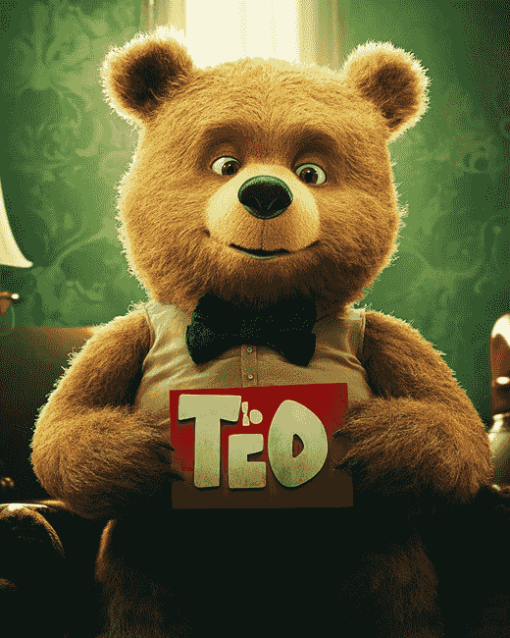 Ted Cartoon Bear Diamond Painting